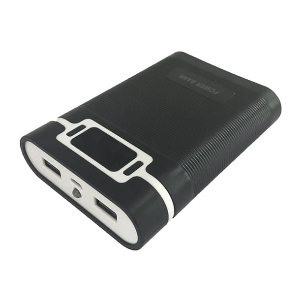 Caja de almacenamiento de carga de batería DIY Caja de alimentación de teléfono móvil con salida USB dual SIN batería Tmvgtek Para estrenar
