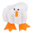 thumbnail image 2 of Middle Finger Duck Decoration Funny Little Duck Resin Figurine Ornament Decor Resin Craft Decoration Sculpture Statue for Home Office Desktop Housewarming Gift, 2 of 5