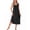 Black, variant on Nightgowns for Women Sleepshirts House Sleep Dresses Sleeveless Square Neck Sleepwear Long Loungewear