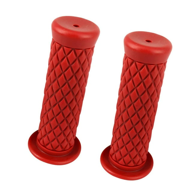2x de Motocicleta de Caucho Duradero Resistente a Corrosión Barra de para 883 1200 CB400 Rojo Yotijar Manillar de la motocicleta