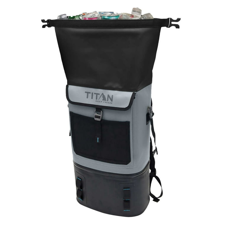 Titan Deep Freeze 24-Can High Performance, Waterproof Backpack Cooler (Gray)