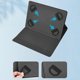 thumbnail image 2 of TY3316 Universal 9-11 inch Tablet Protective Cover Touchpad Bluetooth Keyboard Leather Stand Case -, 2 of 5