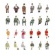 thumbnail image 4 of Figuras Modelo Tren Sunnimix 50 Piezas 1:87 Escala Color Personas Sentadas, 4 of 6