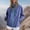 Blue, variant on Womens Lightweight Jacket Waterproof Zipper Windbreaker Hoodie Hiking Travel Coats Yellow Size 2XL