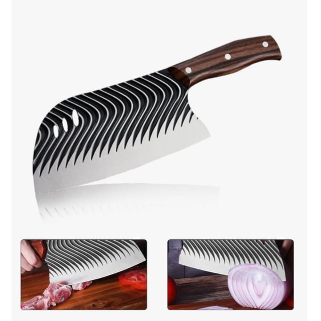 Cuchillos De Cocina Profesional Decarnicero Pesado De Hueso Acero Inoxidable