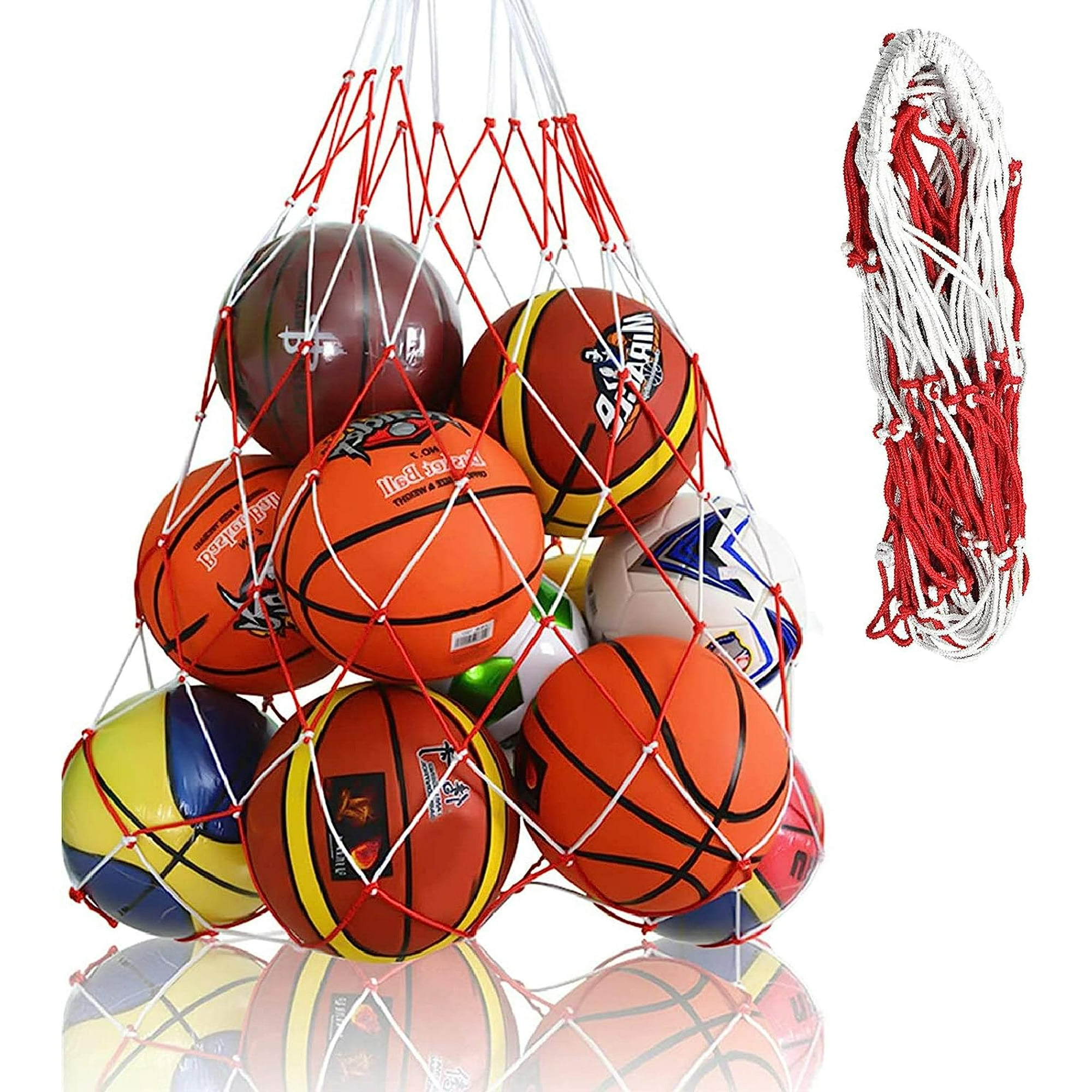 Bag of basketballs on sale