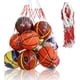 thumbnail image 1 of Bolsa de bolsillo para red de baloncesto, bolsa de red para pelotas, puede contener de 10 a 15 pelotas, bolsa deportiva multifuncional con cordón, etc., 1 of 5