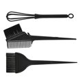 thumbnail image 5 of Kit De Bricolaje Para Colorear La Cabeza 5 cuencos para tinte de pelo + 3 cepillos + 1 juego combinado de protección para los oídos, tinte para colorear (negro) Ygjytge Cuidado Belleza, 5 of 5