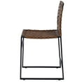 thumbnail image 4 of Beaumont Lane Real Leather Brown Chair, 4 of 7