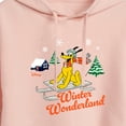thumbnail image 3 of Disney - Winter Wonderland - Juniors Cropped Pullover Hoodie, 3 of 5