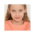 thumbnail image 4 of 925 Sterling Silver Freshwater Cultured Pearl Necklace For Little Girls 16", 4 of 6