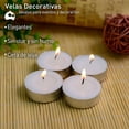 thumbnail image 2 of Set de 50 Velas Decorativas Bluelander, Sin Humo Y Sin Olor, Cera de Soja, 2 of 5