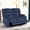 Navy Blue, variant on MCombo 55.9" Power Loveseat Recliner Sofa with Heat and Massage for Living Room, Fabric(Dark Gray)