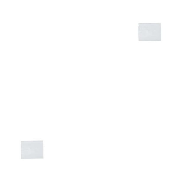 Paquete de 100 piezas Naiovety bolsa de Papel de aluminio a prueba de fugas Blanco 7.5 x 6.5 cm 2Conjunto
