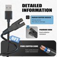 thumbnail image 5 of 80CM 5V 2A USB Charging Cable For Handheld Pool Vacuum Cleaner Replacement Power Cord 28620E, 5 of 5