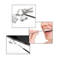 thumbnail image 2 of 6 Pieces Metal Titanium Toothpicks, Portable Reusable Pocket Toothpicks With Stainless Steel Toothp-, 2 of 5