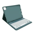thumbnail image 1 of Tablet Case Fit for Air 11 Inch M3 2025 M2 2024 Tablet Protective Cover, Folio Detachable Wireless  Keyboard Cover Soft TPU Back Case with 7 Color Backlit Pencil, 1 of 7