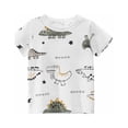 thumbnail image 6 of ZCFZJW 2-7T Baby Boys Cute Cotton Cartoon T-shirt Toddler Little Boys Basic Tee Tops Summer Short Sleeve Round Neck Tshirt Top White 2-3 Years, 6 of 9