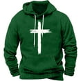 thumbnail image 2 of Blczomt Pullover Men Hoodies Graphic Hoodies Long Sleeve Trendy Green 2025 Clothing, 2 of 3