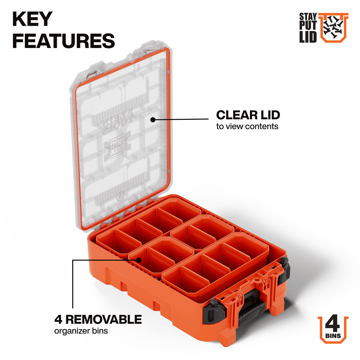 Klein Tools MODbox Component Box, Half Width