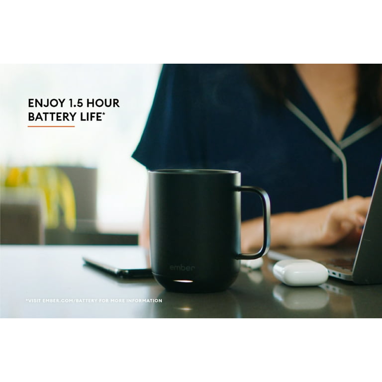 NEW Ember Temperature Control Smart Mug 2, 10 oz, Copper, 1.5-hr Battery  Life - App Controlled Heated Coffee Mug - Improved Design 