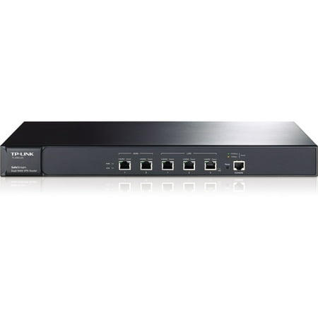 TP-LINK TL-ER6120 Gigabit Dual-WAN VPN Router, 2 WAN ports, 2 LAN ports, 1 DMZ port, Ipsec PPTP L2TP VPN, Load Balance - 5 Ports -