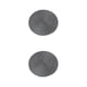 thumbnail image 1 of Manteles Individuales Yuarrent de PP para Cocina Redondos Simples Modernos Antideslizantes Ligeros 38 cm, 1 of 6