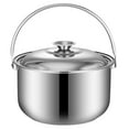 thumbnail image 4 of Yuangui Stainless Steel Soup Pot with Lid and Handle - 16cm, 4 of 11
