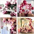 thumbnail image 6 of AOWEE Burgundy Balloon Garland Kit, Wine Red Rose Gold Confetti Balloons Latex Arch Garland for Women Girl Birthday Baby Shower Wedding Party, 6 of 8