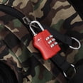 thumbnail image 2 of BEADCEST 1Pcs TSA Approved Combination Lock for Luggage Security Red, 2 of 8