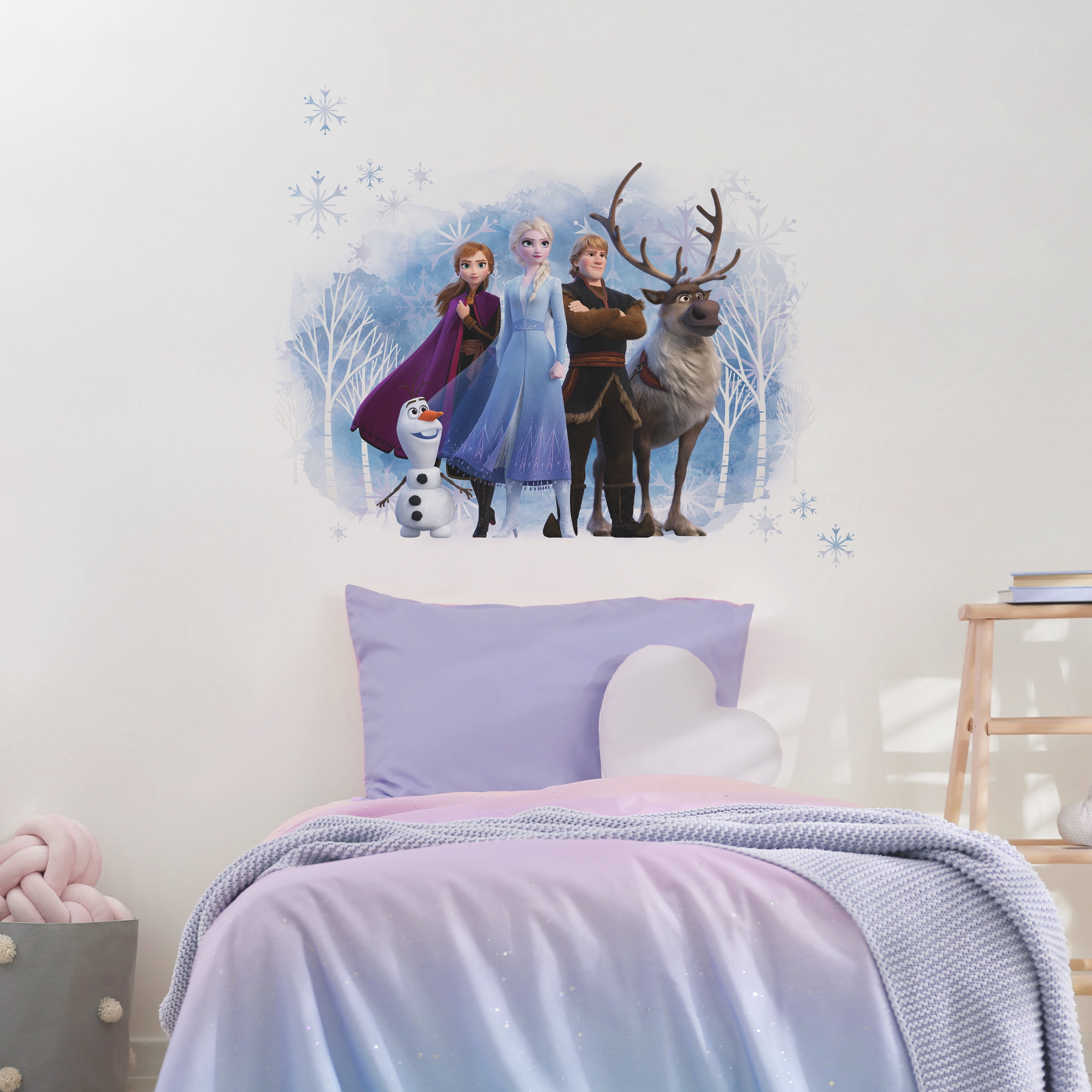 Roommates Disney Frozen Group Extra Large Peel and Stick Wall Decals, 35.92 in x 25.43 in, Blue