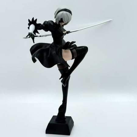 24CM NieR Automata YoRHa No. 2 Type B figma 2B Lifeform Kaine Nier PVC Action figure doll model Collectible statue figura gift