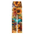 thumbnail image 4 of Happy Thanksgiving Pajama Pants Comfortable Elastic Waist Pajamas Fashion Sleepwear Bottoms Plus Size Homewear, 4 of 6