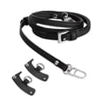 thumbnail image 3 of Correas de cuero PU para monedero, correa para el hombro, correa portátil duradera DIY, accesorios para bolso DIY, reparación de bolso de mano con Negro Salvador correa de bolsos, 3 of 6