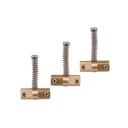 

3 Pieces Saddles Set -Style Lightweight Practical Brass Saddle Kit Rustproof Stable Tremolo Accessories Vintage Style