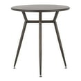 thumbnail image 2 of Clara Industrial Round Dinette Table in Antique Metal by LumiSource, 2 of 7