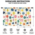 thumbnail image 2 of Blackout Kids Curtains,Colorful Polka Dot Pattern Childrens Insulated Curtains Set Of 2,Bedroom Essentials,Toddler Room Decor 42x54in(106x137cm), 2 of 4
