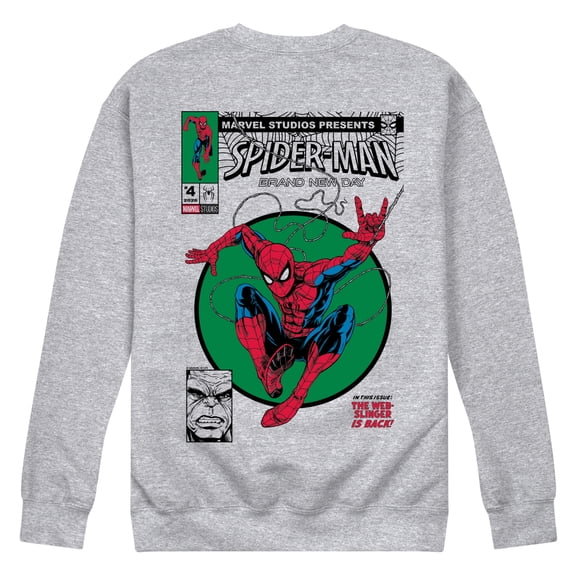 Spider-Man - Comic Book Cover Graphic Fleece Sweatshirt