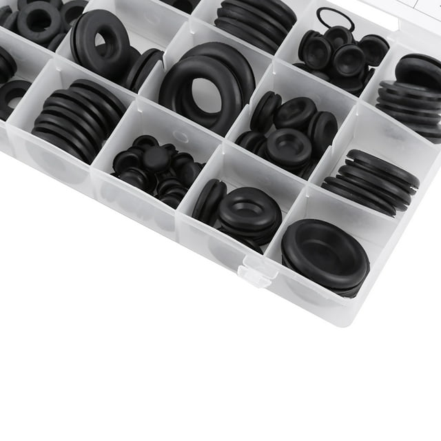 Rubber Grommet, Grommet Assortment, Rubber Grommet Assortment Kit Set For PC Hardware Cables