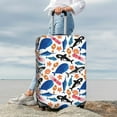 thumbnail image 3 of Lsque Cute Sea Animals Printed Luggage Cover, Travel Luggage Protector,Scratch and Dirt Resistant, Fits 18-32 Inch Luggage -, 3 of 9