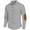Gray, variant on Long Sleeve Shirts for Men, Men Corduroy Dress Shirts Button Down Long Sleeve Shirt Classic Blouses with Elbow Patches Casual Business Cargo Shirt