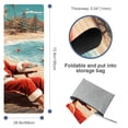 thumbnail image 4 of Santa Claus Hot Yoga Towel，Gym Towel，Yoga Towels，Storage Bag, 72.8"x26.8" - Suitable for Yoga, Pilates, Fitness, and More, 4 of 6
