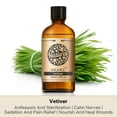 thumbnail image 3 of AKARZ Vetiver Essential Oils 3.38 fl.oz./100ml Pure And Naturel Aromatherapy Face Body Skin Care Massage Aroma Perfume Oil, 3 of 7