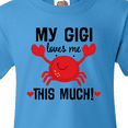 thumbnail image 4 of Inktastic My Gigi Loves Me Grandkids Youth T-Shirt, 4 of 5