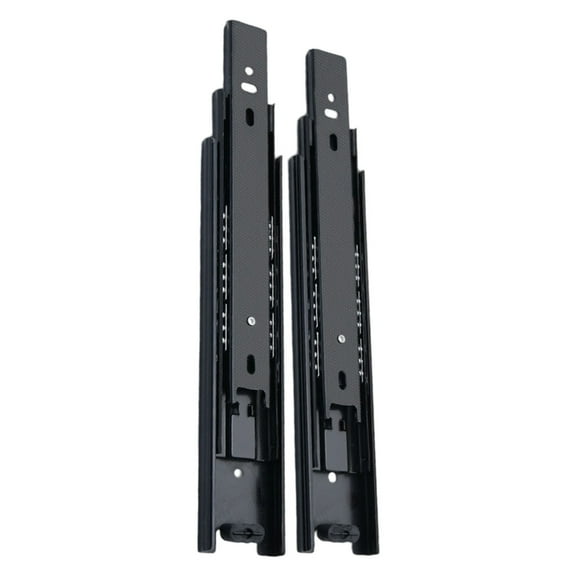 1Pair Drawer Slides Buffer Damper Rail Soft Close Drawer Track Rail Hardware