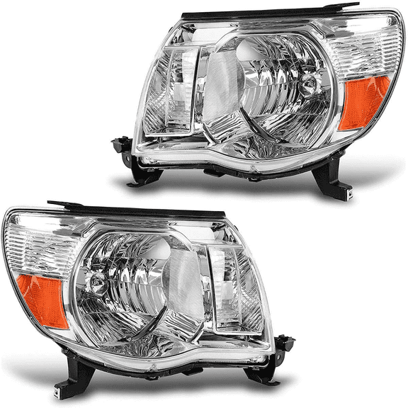 Headlight Assembly Set of 2 - Compatible with Toyota Tacoma 2005 - 2011 Left and Right