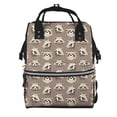 thumbnail image 1 of Easygdp Raccoon para Bolsa de Bebé de Gran Capacidad con Múltiples Bolsillos, Bolsa de Pañales para Padres, Bolsa de Viaje Organizada y Elegante, 1 of 6