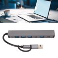 thumbnail image 1 of Type C Hub, 7 Ports Plug And Play USB C Docking Station  For PC Phone, 1 of 8