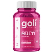 (3 pack) Goli Nutrition Womens Complete Multi Gummies with Biotin, 60 Count