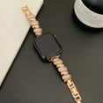 thumbnail image 5 of Dwitch Elegant Adjustable Women Bracelet Watch Strap Compatible for Apple Watch Band 42/44/45/46/49mm,Bling Diamond Rhinestone Metal Band fits for iWatch Series Ultra/SE/10/9/8/7/6/5/4/3/2/1,Rosegold, 5 of 9